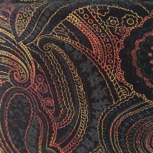 Christopher & Banks multicolor long sleeve velvet blouse - Picture 3 of 3